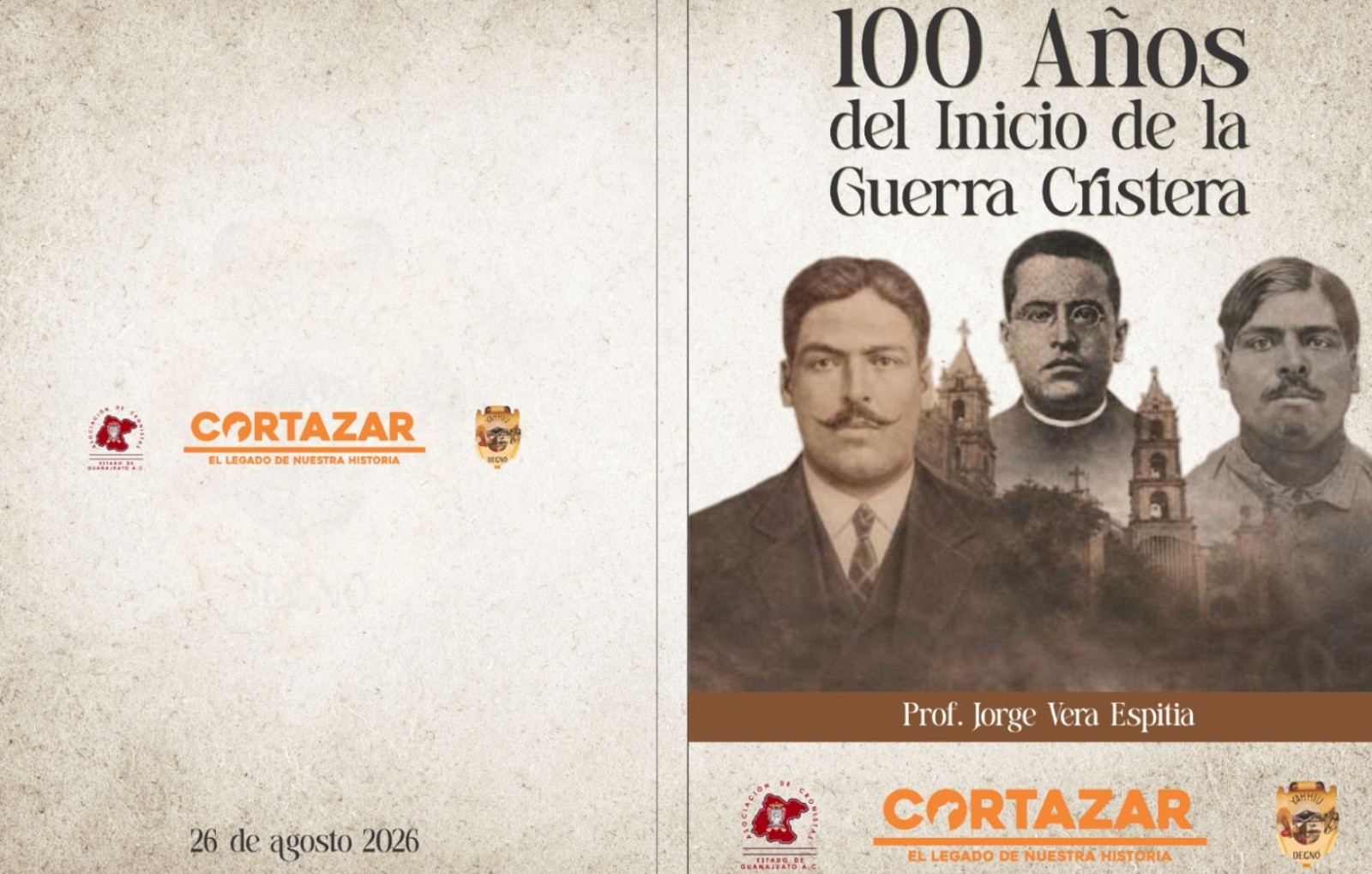 Presentará Cronista de Cortazar libro sobre “100 años del inicio de la Guerra Cristera“