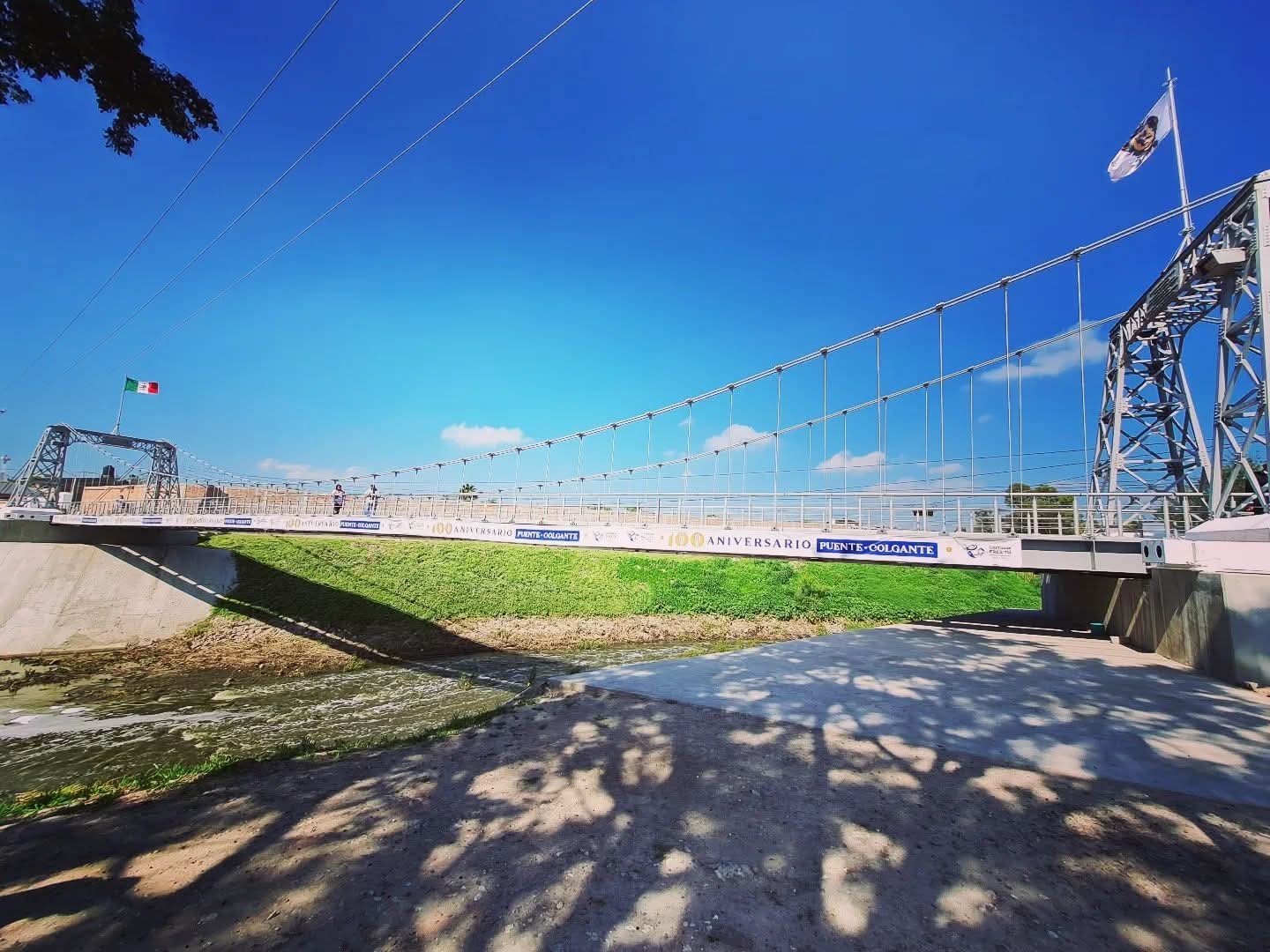 Cortazar celebrará 104 años del puente colgante, símbolo de identidad