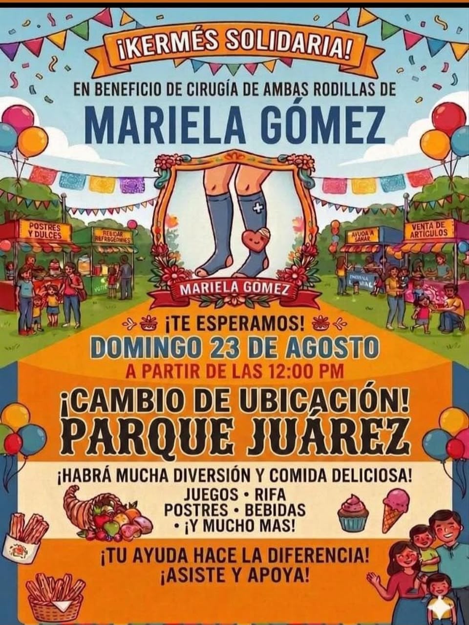 Una kermés por Mariela en León: buscan reunir 350 mil pesos para sus cirugías Una kermés por Mariela en León: buscan reunir 350 mil pesos para sus cirugías