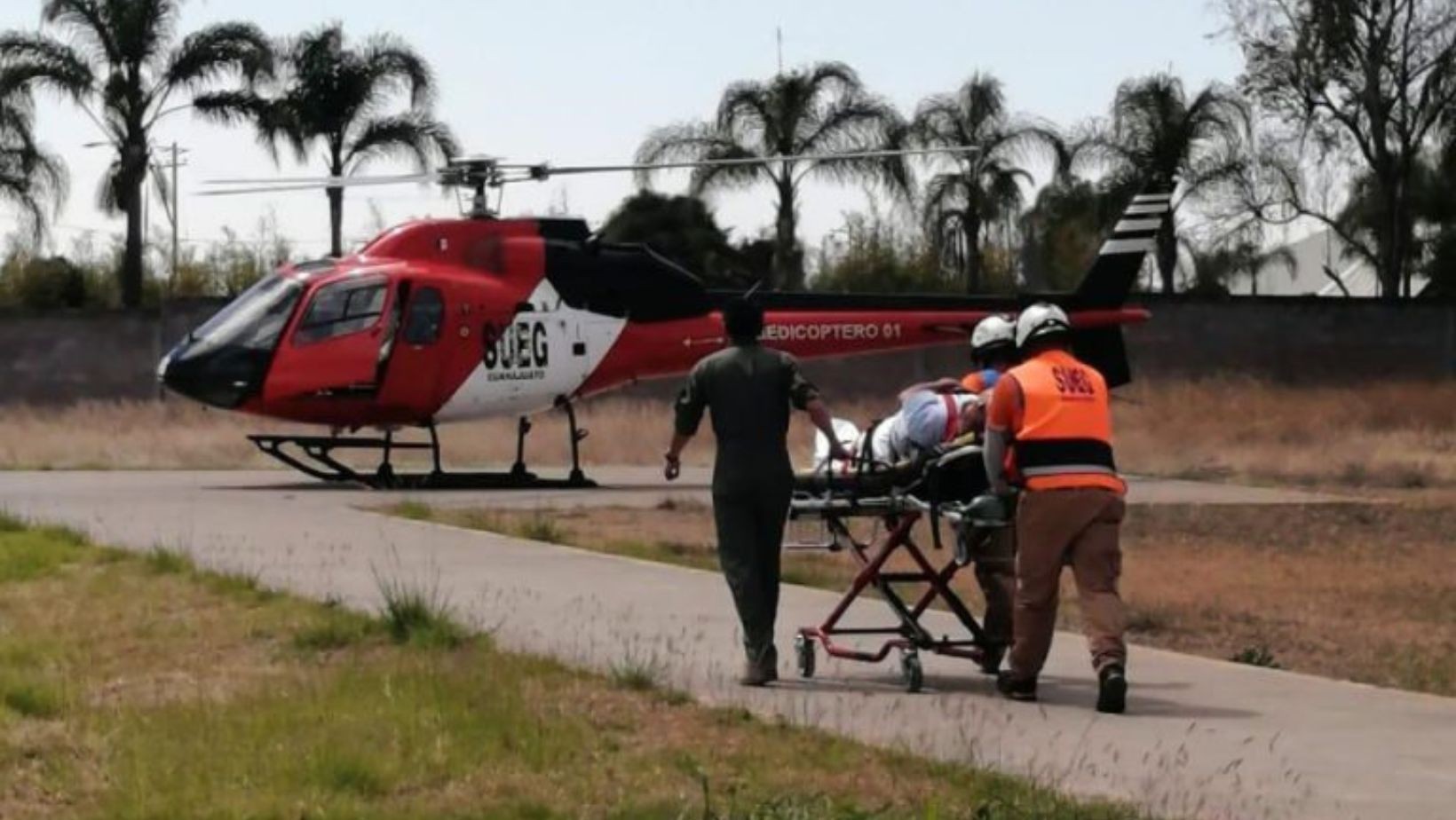 Guanajuato incrementa atención de urgencias con traslados aéreos