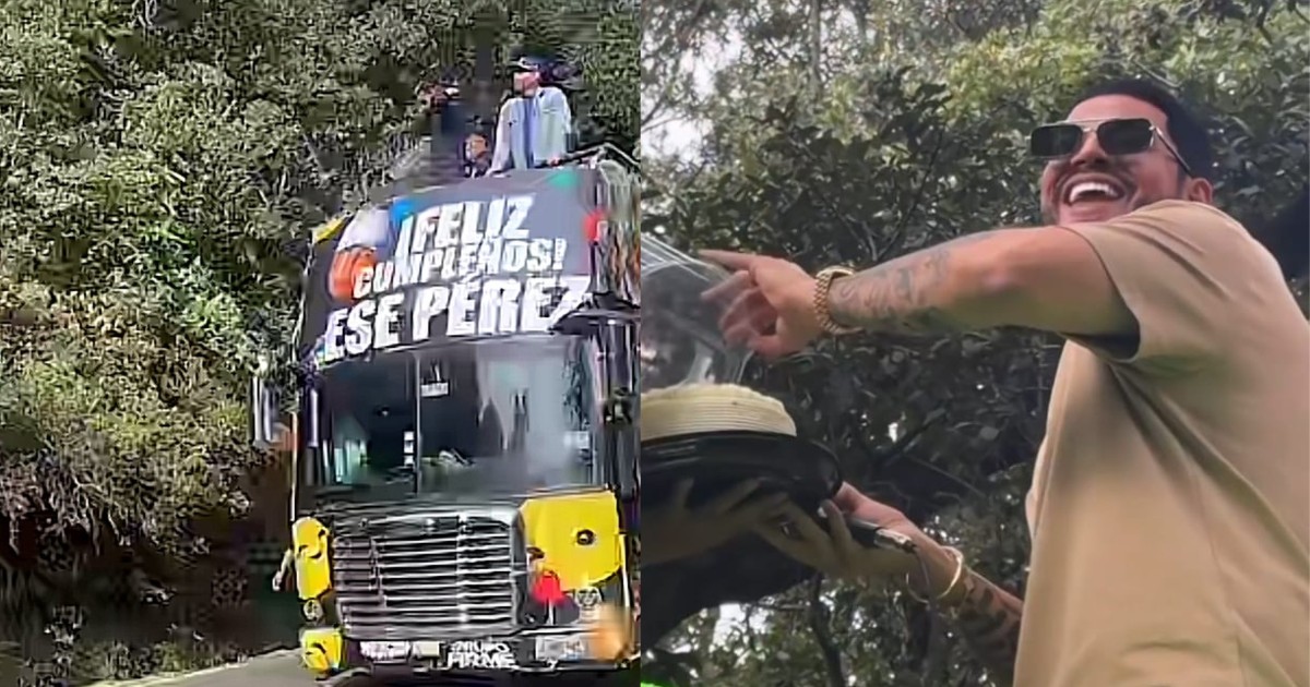 Eduin Caz sorprende a Ese Pérez con serenata hasta el exilio por su cumpleaños