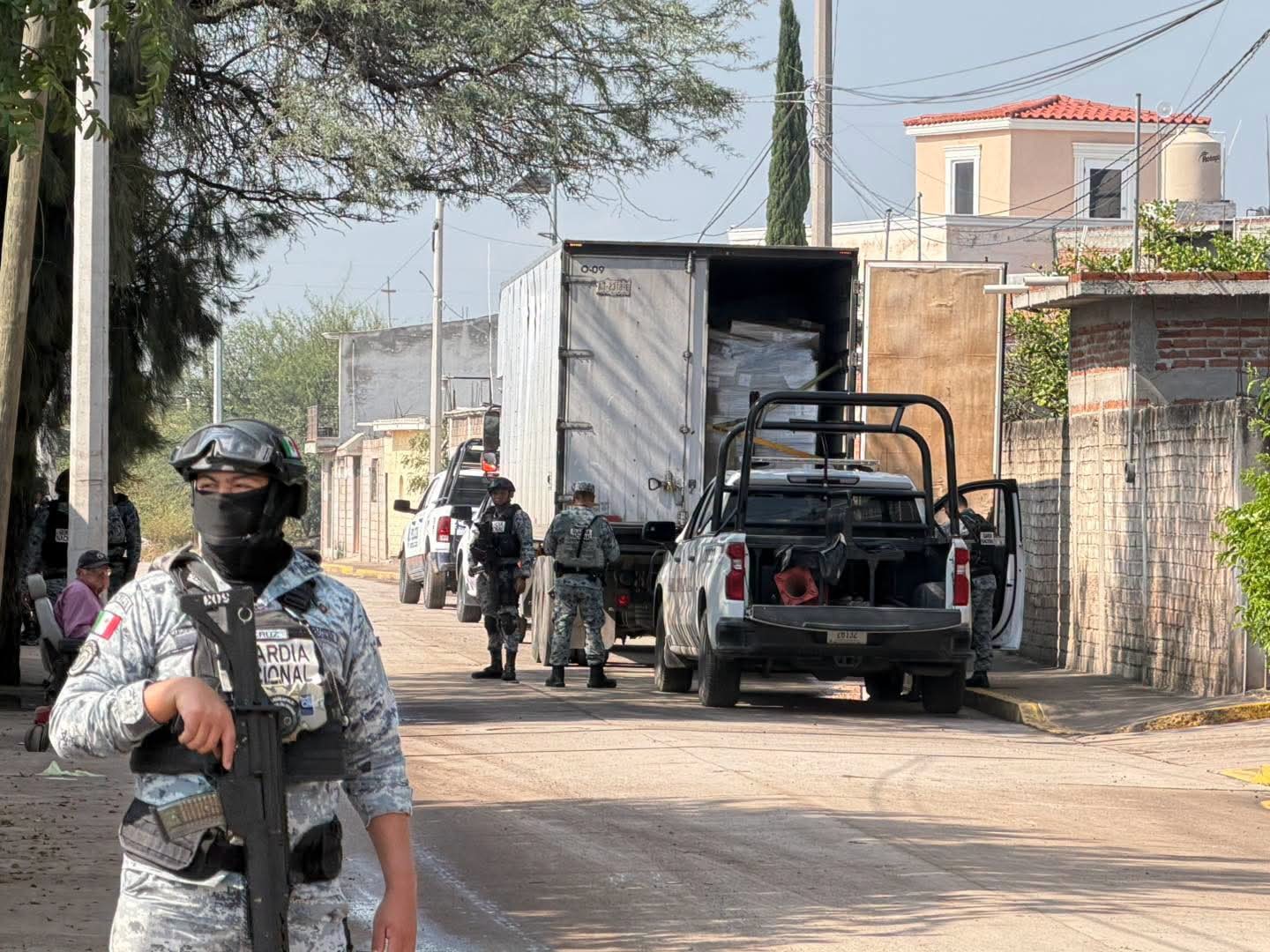 Guardia Nacional recupera camión de carga robado en San Isidro de Elguera