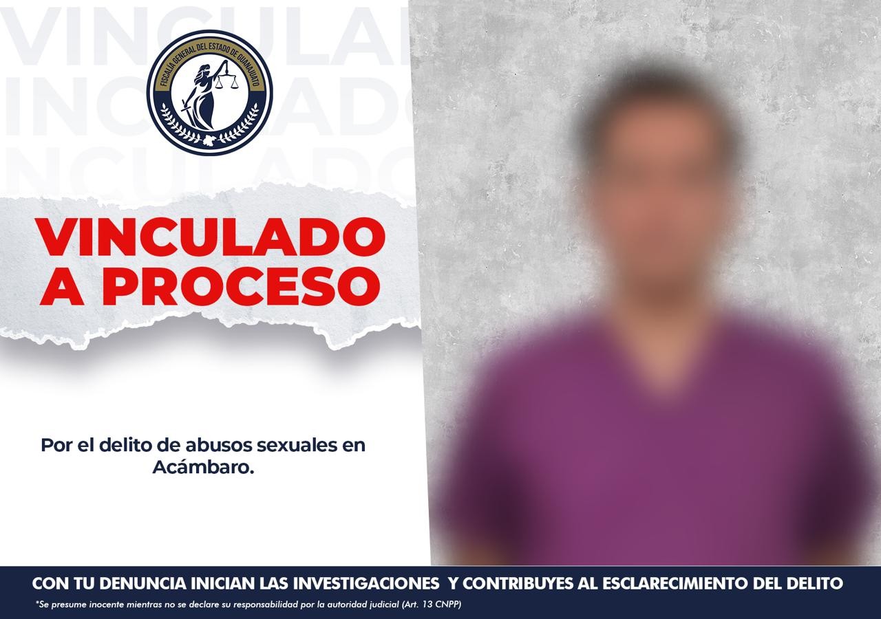 Vinculan a maestro de secundaria de Acámbaro por presunto abuso sexual contra alumno Vinculan a maestro de secundaria de Acámbaro por presunto abuso sexual contra alumno