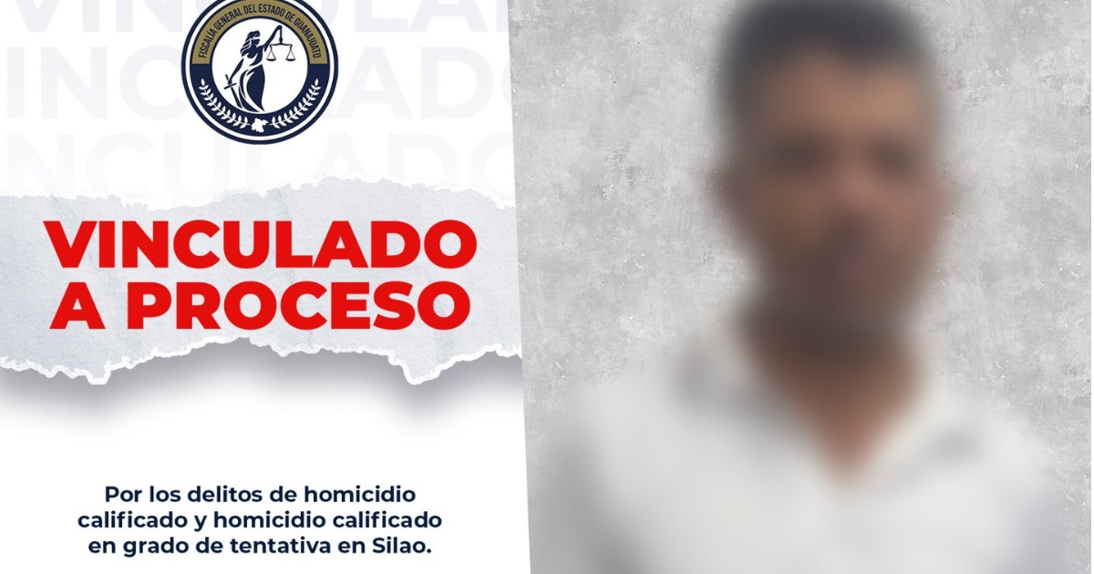 Vinculan a proceso a presunto responsable de ataque armado que dejó dos muertos en Silao