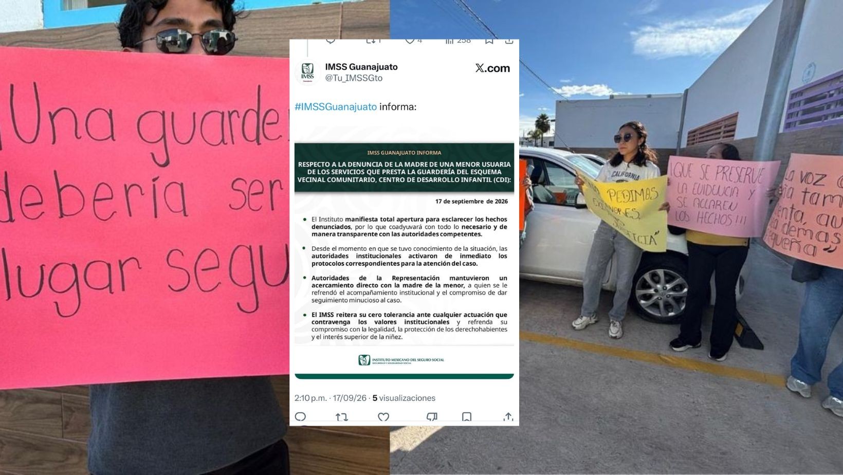 IMSS investigará denuncia de presunto abuso en guardería de León