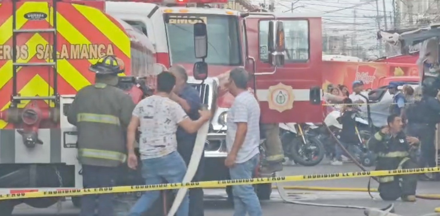 Incendio en panadería deja a un hombre lesionado en pleno Centro