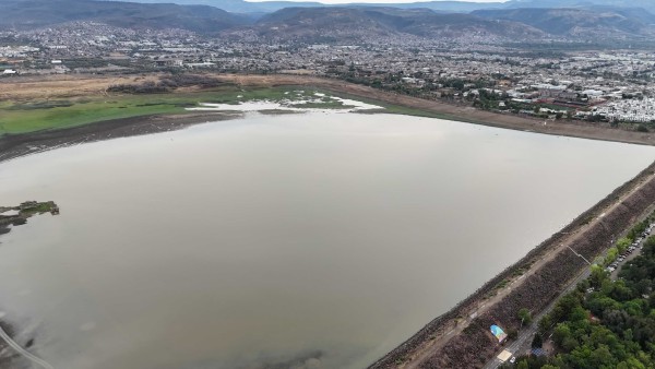 Intensas lluvias en León elevan el nivel de la Presa El Palote al 73% de su capacidad