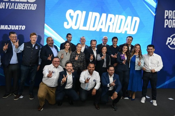 Rinden protesta defensores del PAN en Guanajuato; inicia segunda fase del programa