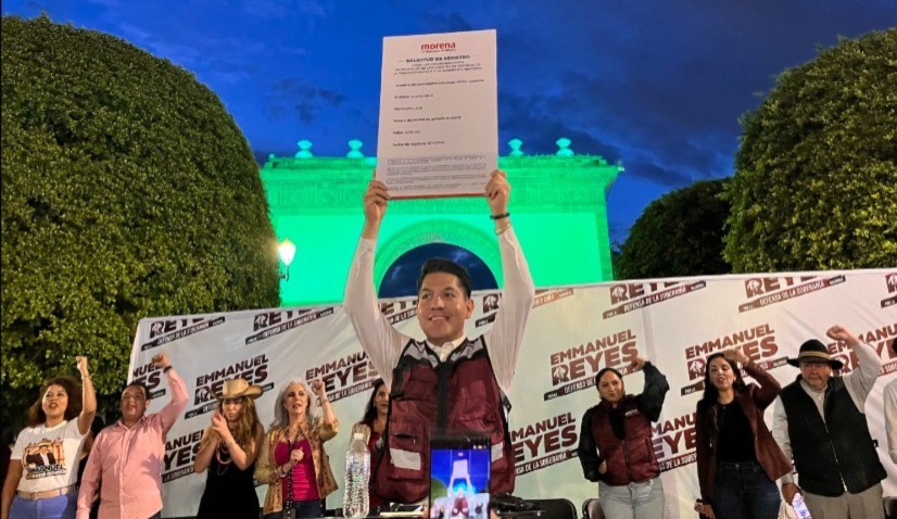 Emmanuel Reyes Carmona se registra para buscar la alcaldía de León por Morena