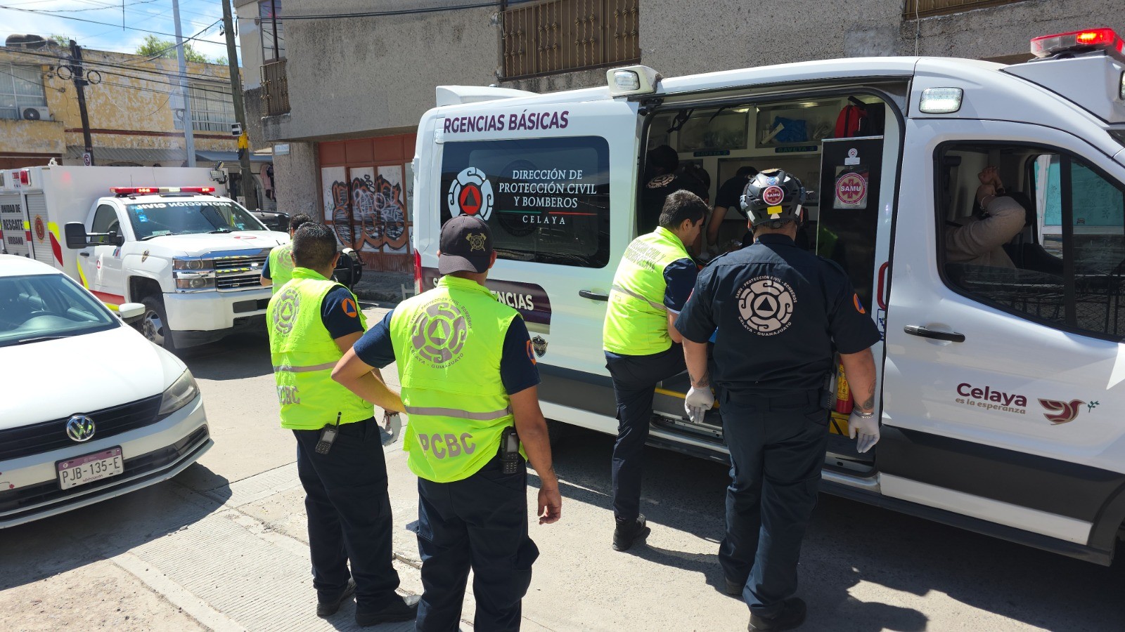 Cae elevador doméstico en Celaya; adulto mayor resulta gravemente herido Cae elevador doméstico en Celaya; adulto mayor resulta gravemente herido
