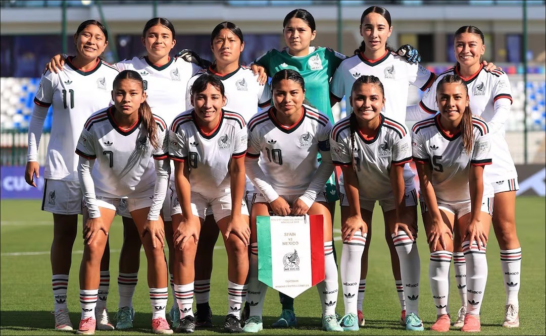 México tropieza ante España en su debut en el Mundial Femenil Sub-17