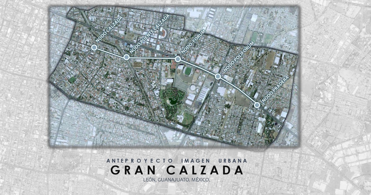 La Gran Calzada, entre los 14 proyectos que León propone para usar los 434.8 millones del puente vehicular Aeropuerto