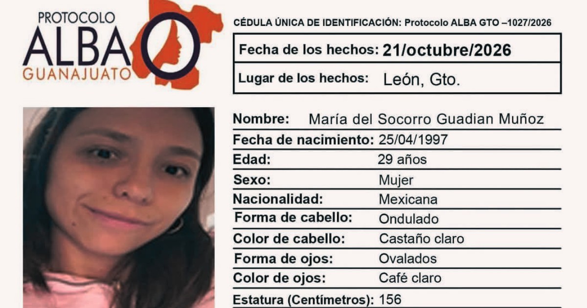 Desaparece María del Socorro Guadian, joven con discapacidad, en León