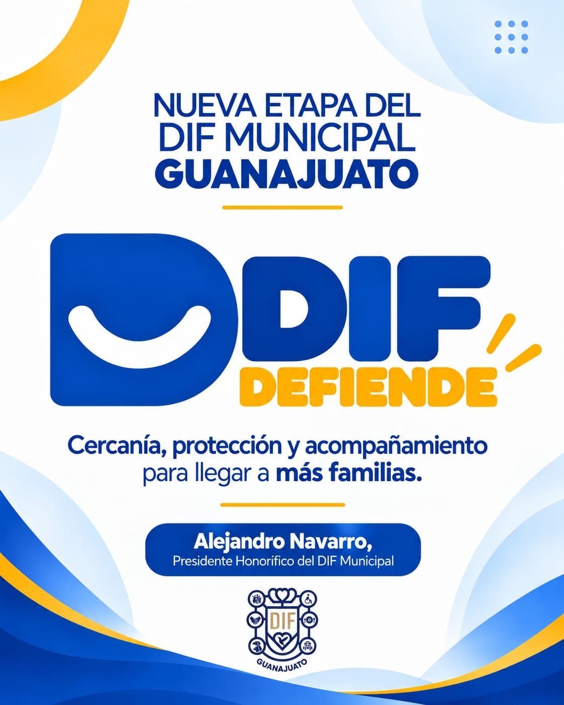 Alejandro Navarro asumirá la Presidencia Honorífica del DIF de Guanajuato Capital Alejandro Navarro asumirá la Presidencia Honorífica del DIF de Guanajuato Capital