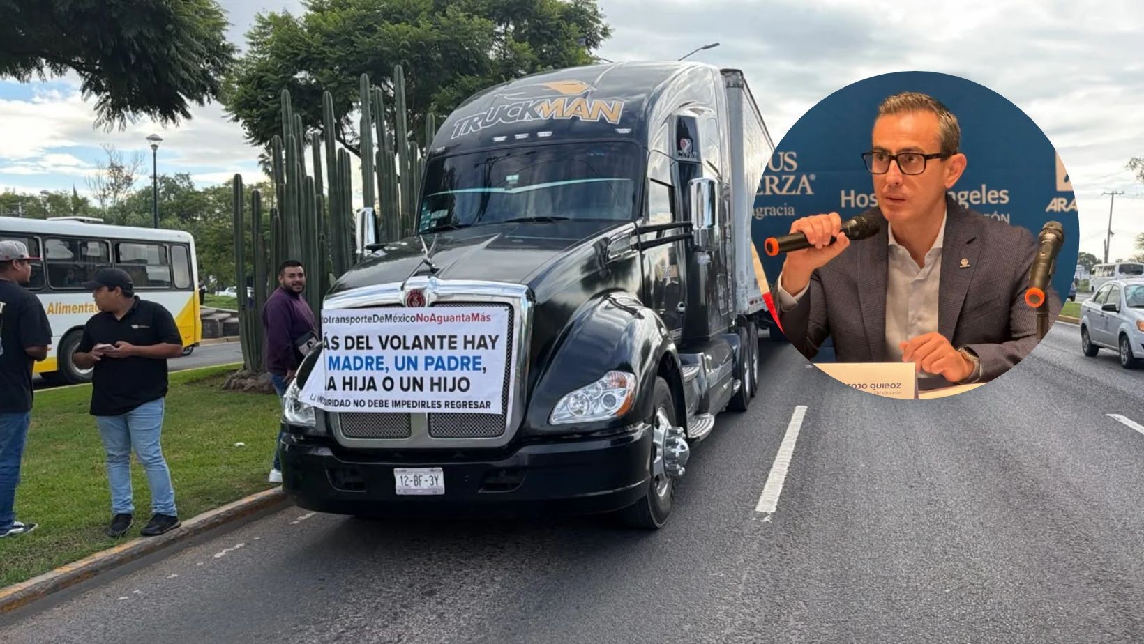 Coparmex Bajío respalda protestas de transportistas por inseguridad