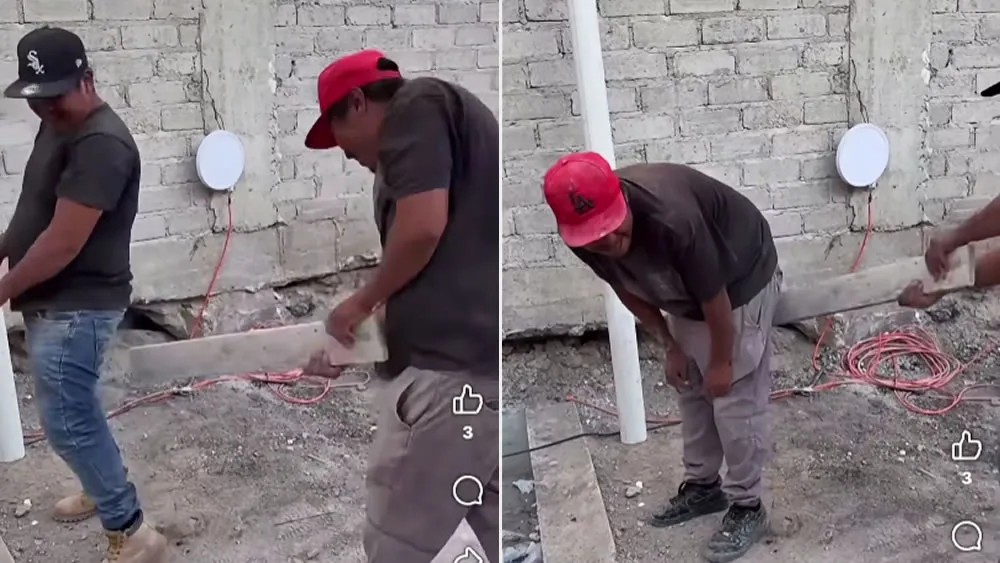 Alcalde castiga con “tablazos“ a albañiles que acosaron a mujer en Guanajuato