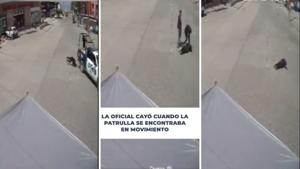 Policía de León cae de patrulla 