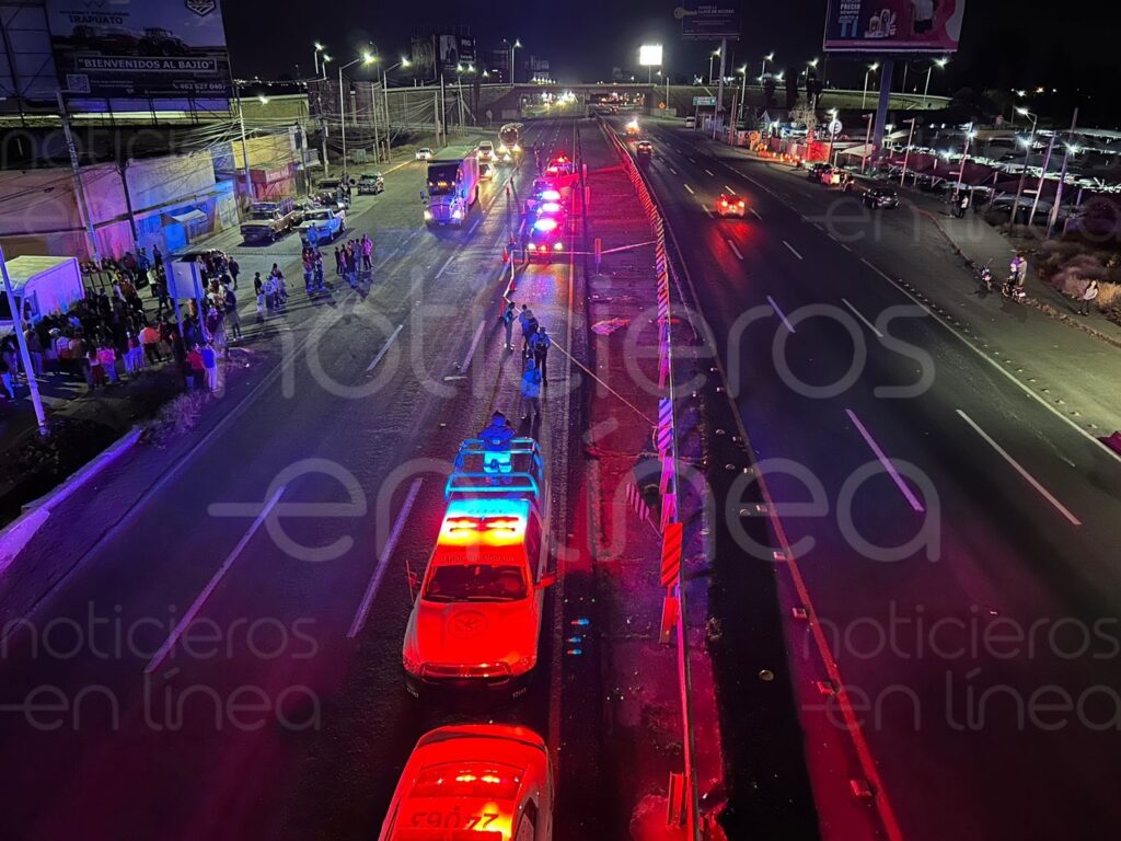 Muere al intentar cruzar corriendo la carretera Silao-León