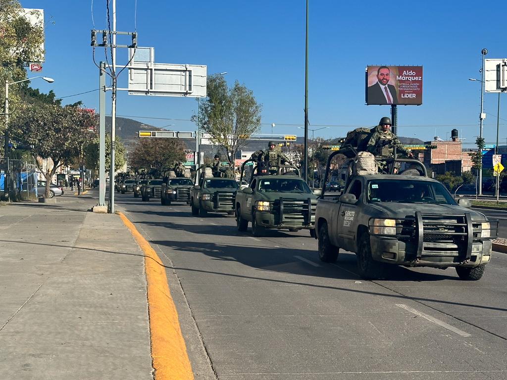 Llegan más de 1,500 soldados a Guanajuato para fin de año