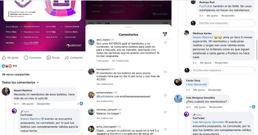 Niegan reembolso de boletos del concierto de Luis Miguel en León