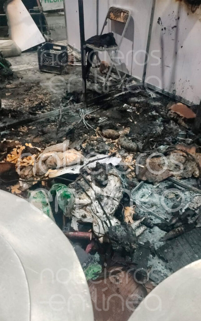 Corto circuito provoca incendio en Pabellón Guanajuato de la Feria de León