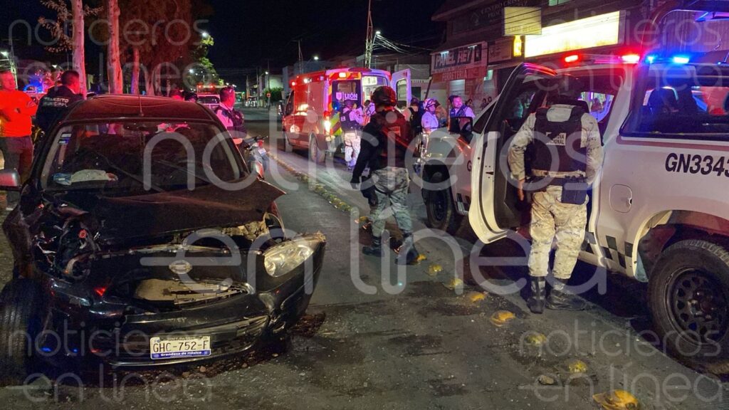 Chocan patrullas de la Guardia Nacional en dos puntos de León; hay 14 heridos