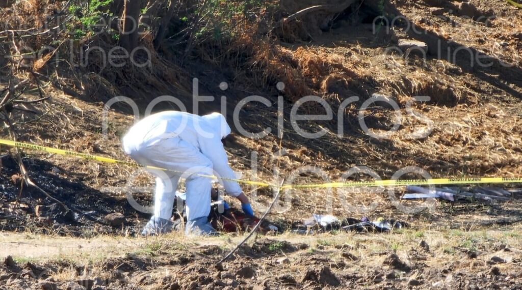 Encuentran cadáver calcinado en un campo de cultivo en Duarte