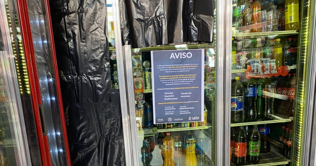 Establecimientos cumplen Ley Seca en León