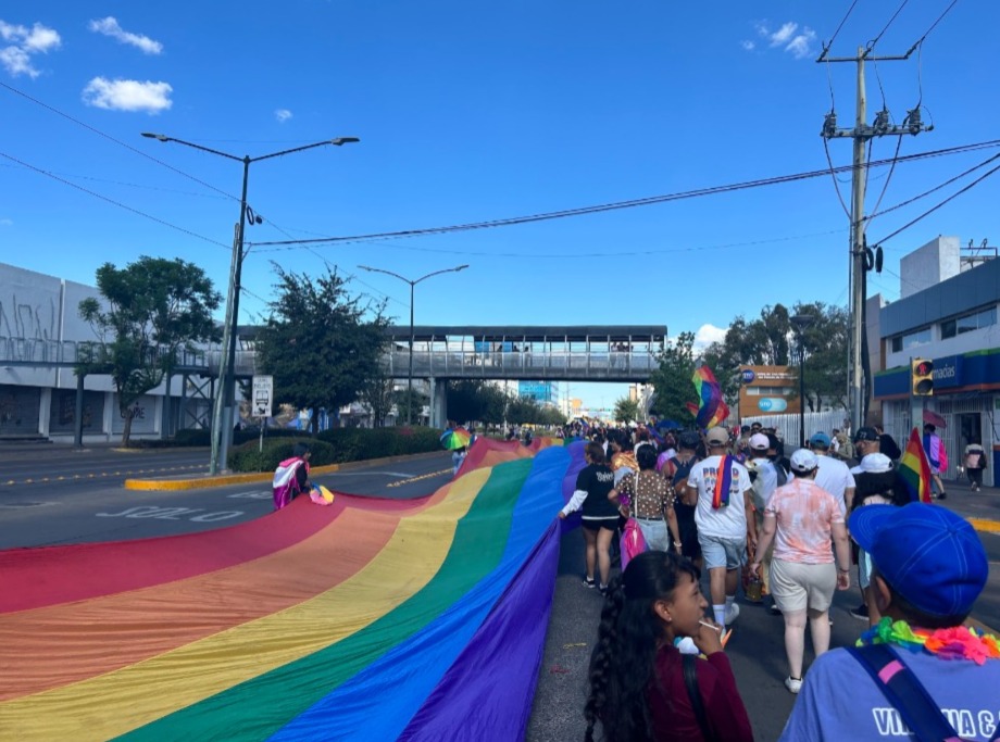 Cerca de 10 mil personas llenaron de colores las calles de León