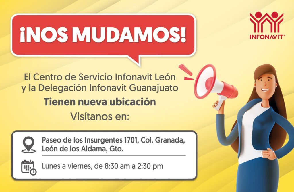 ¿Dónde están las nuevas oficinas del Infonavit en León?