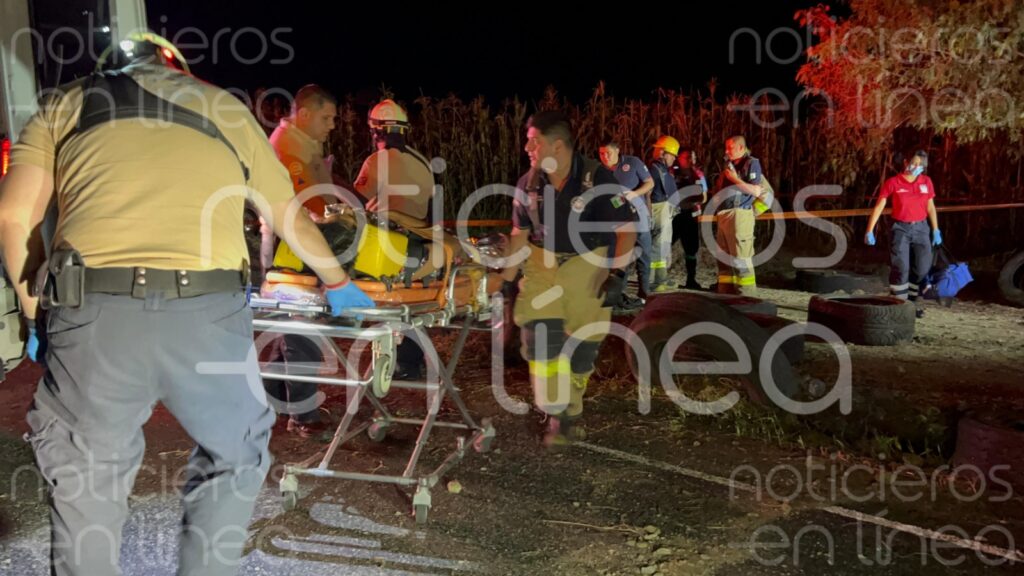 Accidente en la pista de arrancones "La Roca"; muere espectador y hay dos heridos