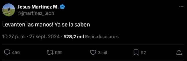 Esto deberá pagar Jesús Martínez por publicar un mensaje en X