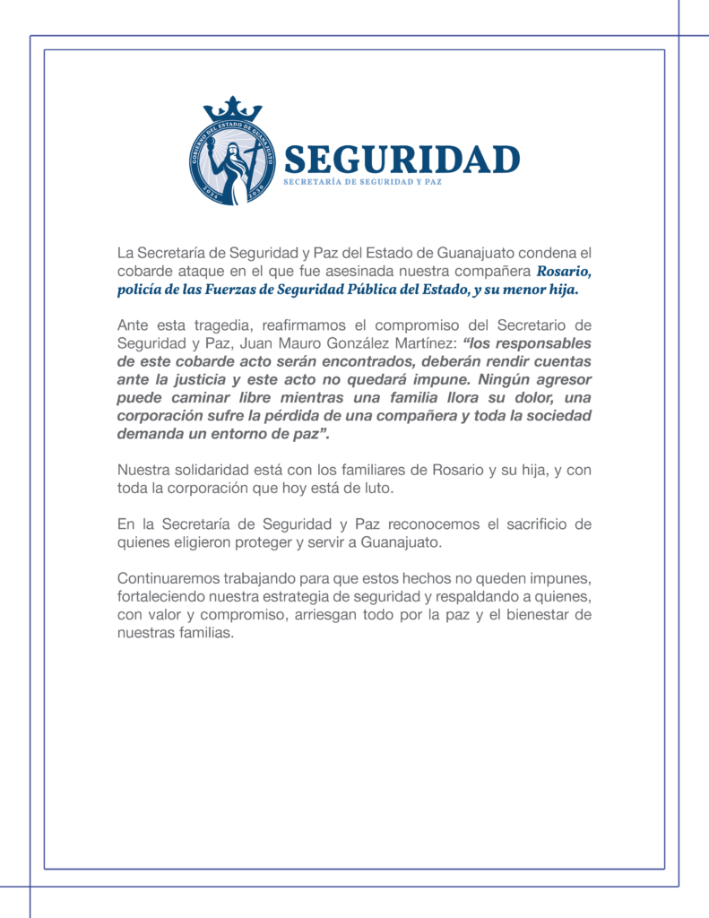 Condenan asesinato de policía estatal y su hija menor de edad en Abasolo