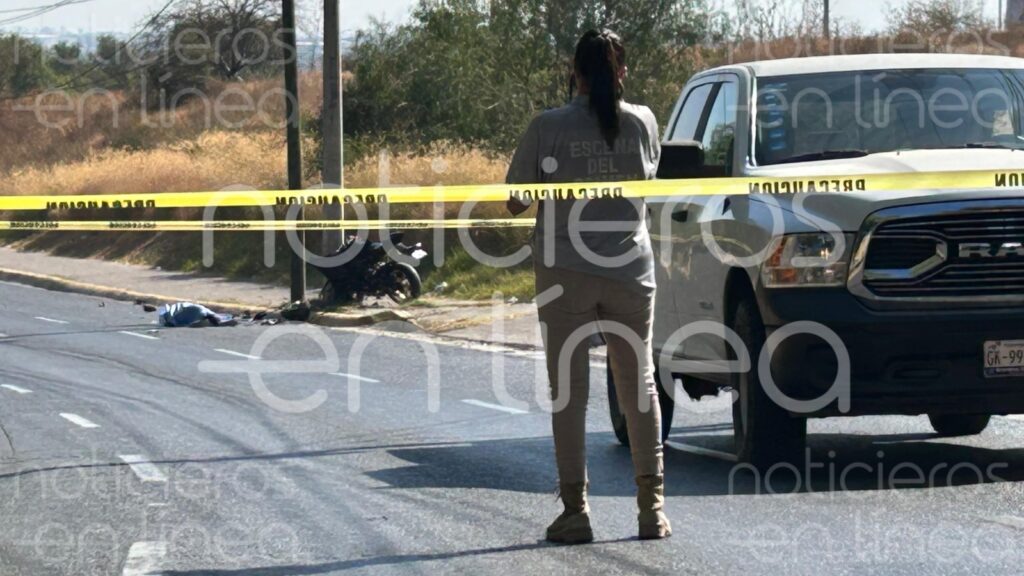 Curva mortal en León: Muere motociclista tras perder el control