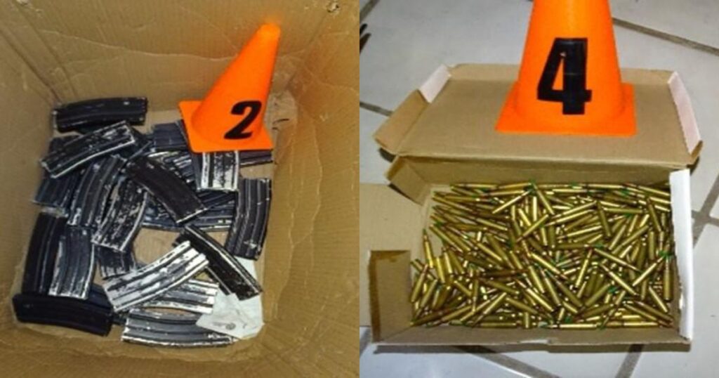 Delincuentes tenían armamento de uso exclusivo de las Fuerzas Armadas