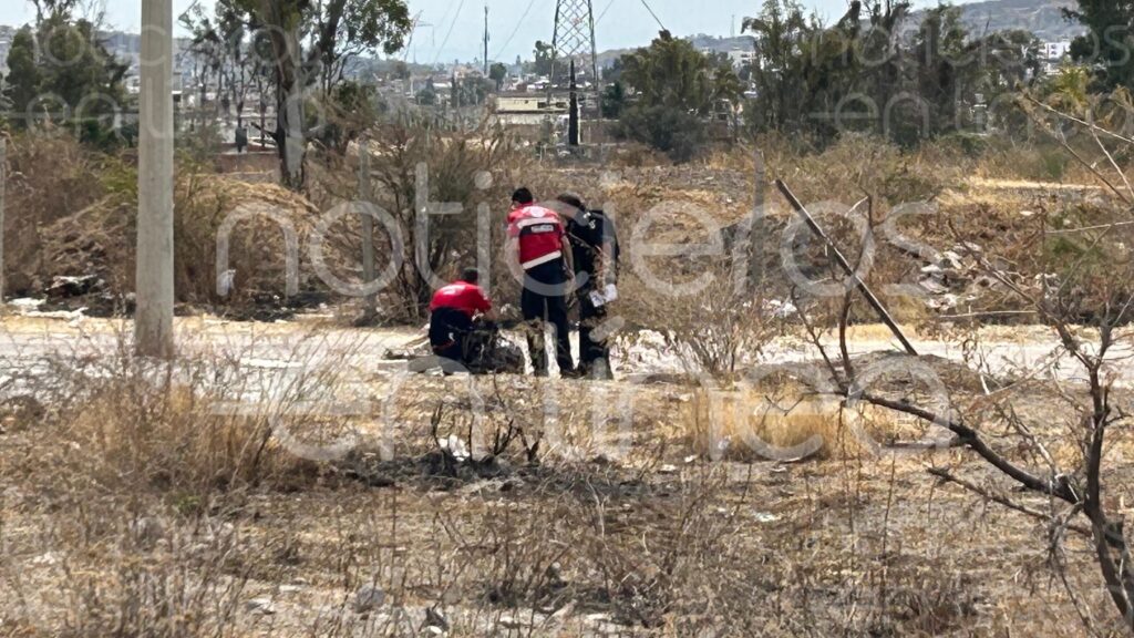 Camioneta se atasca con caja de cartón y descubren que contenía un cuerpo