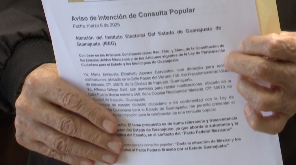 Plantea Frente Nacional Ciudadano que Guanajuato sea una república independiente