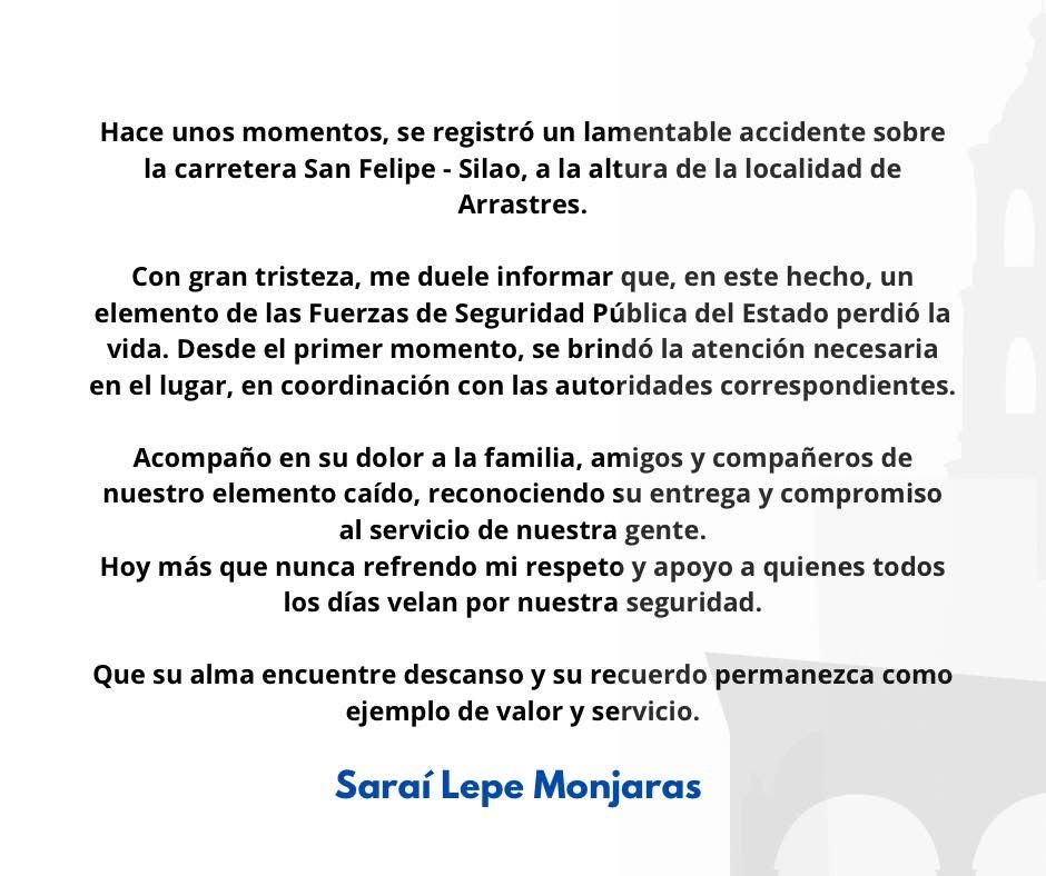 Muere policía de las FSPE tras fuerte accidente en carretera