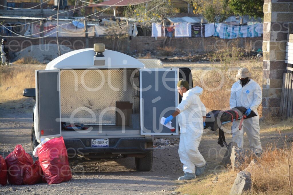 Reportan a sospechoso excavando y hallan huesos humanos enterrados en León