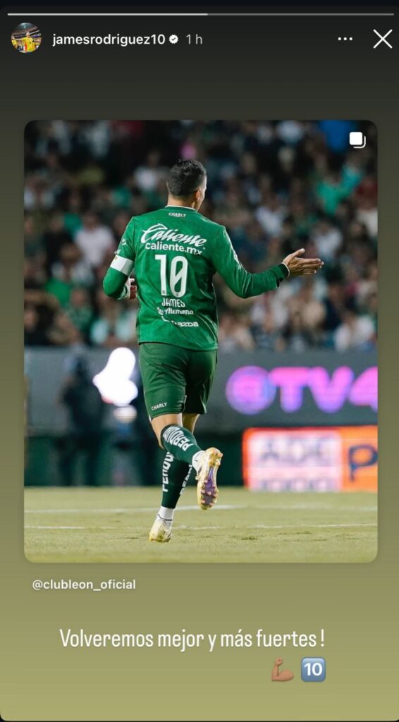 “Esto apenas comienza”: James Rodríguez se queda en León